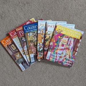 Lot of seven Australian Patchwork and Quilting magazines